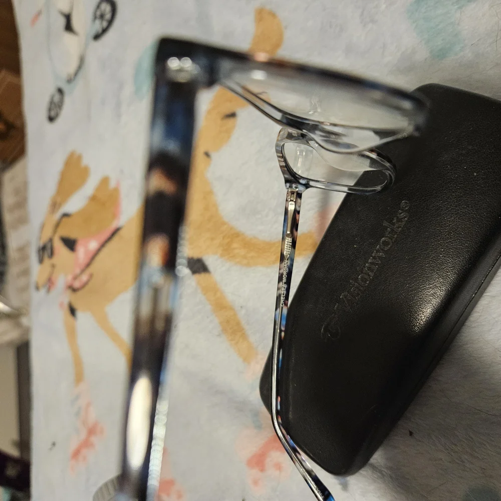 SALE ** Stylish Prescription Blue and Black Women's Glasses
